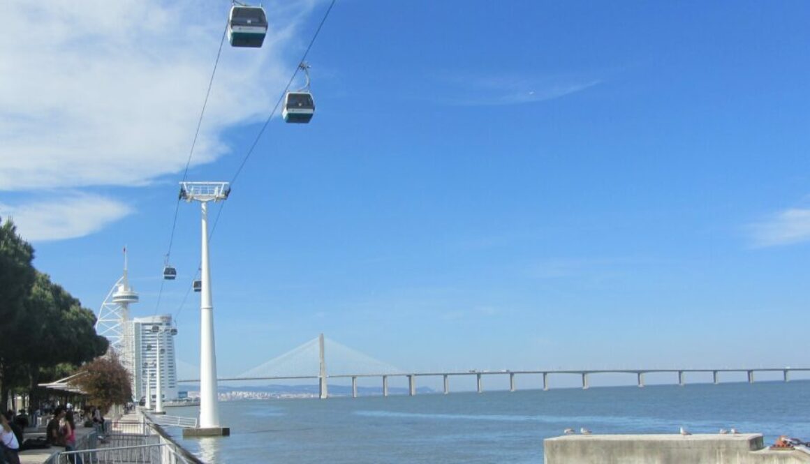 Explorez le Parque das Nações à Lisbonne : quartier moderne, téléphérique, pont Vasco da Gama et l’Océanarium, l’un des plus grands aquariums d’Europe.