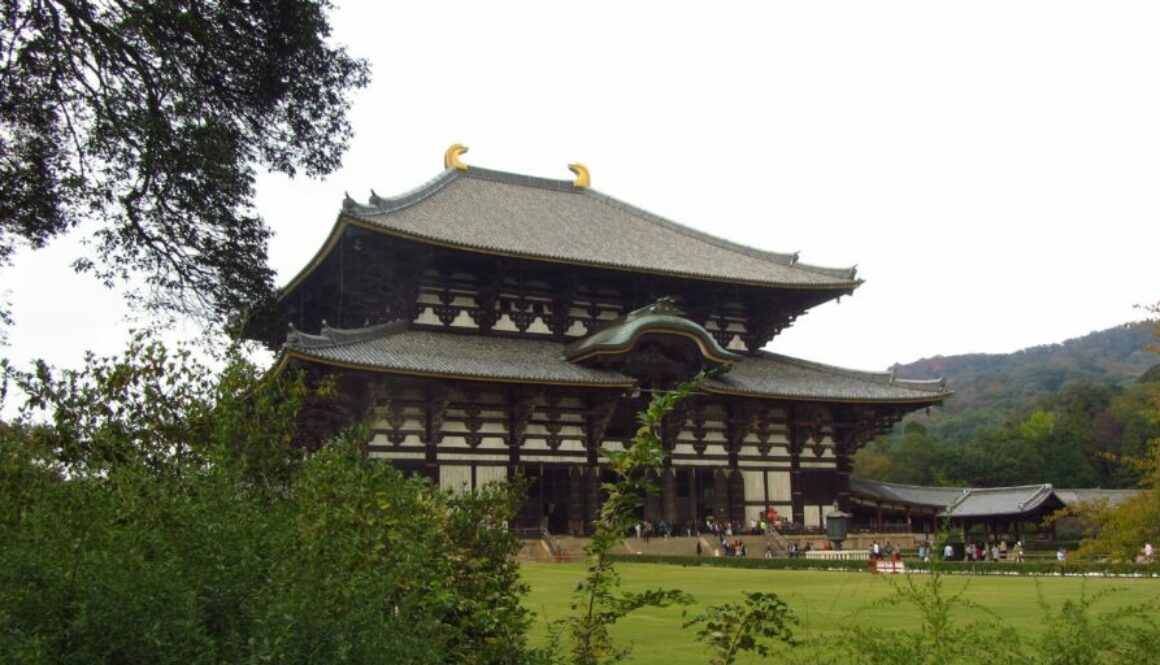Nara : Bouddha géant du Tōdai-ji, cerfs sacrés du parc, temples anciens et héritage spirituel du Japon impérial.